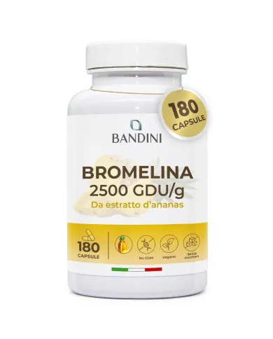 Bromelina 180 capsule depurativa forte e drenante per la cellulite