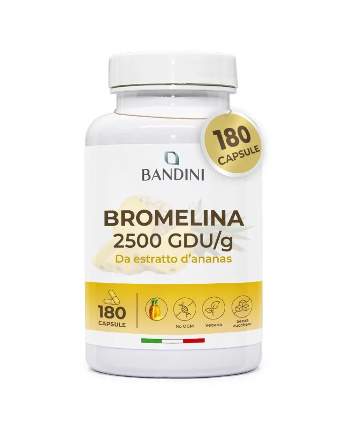 Bromelina 180 capsule depurativa forte e drenante per la cellulite
