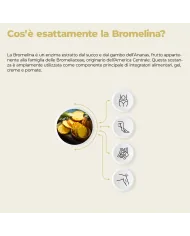 Bromelina 180 capsule depurativa forte e drenante per la cellulite