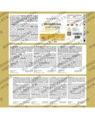 Bromelina 180 capsule depurativa forte e drenante per la cellulite