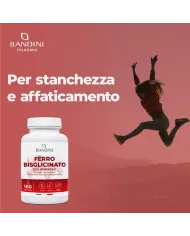 Ferro Bisglicinato e Vitamina C | 180 Capsule Altamente Dosate