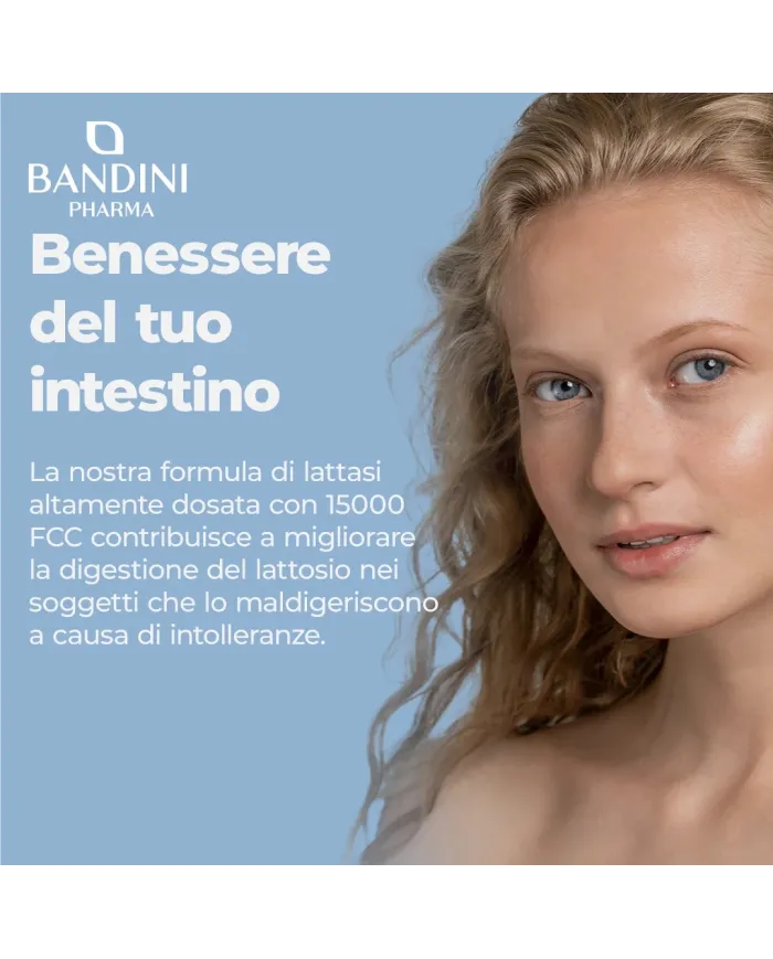 Lattasi 15.000 FCC - 80 compresse per intolleranza al lattosio