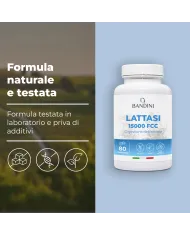 Lattasi 15.000 FCC - 80 compresse per intolleranza al lattosio