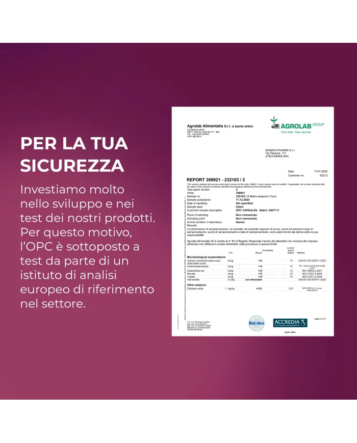 OPC 365 capsule uva italiana - Antiossidante & antinfiammatorio