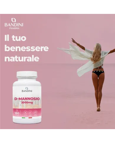 D-mannosio 180 capsule - Integratore per cistite