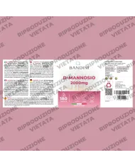 D-mannose 180 capsules - Supplement for cystitis