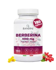 Berberina 180 capsule vegane per la digestione