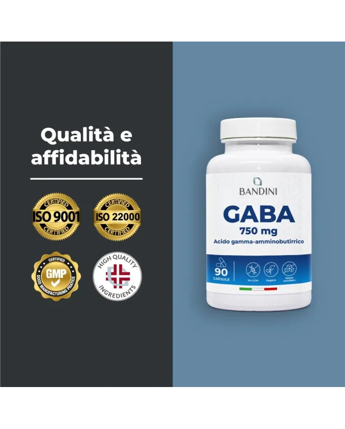 Gaba - 90 capsule di acido gamma-amminobutirrico