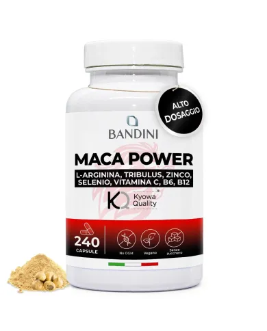 Maca Power 240 high-dose capsules with Arginine and Tribulus