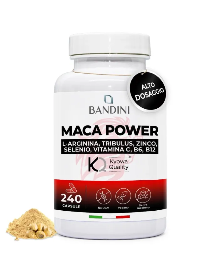 Maca Power 240 high-dose capsules with Arginine and Tribulus