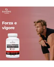 Maca Power 240 capsule alto dosaggio con Arginina e Tribulus