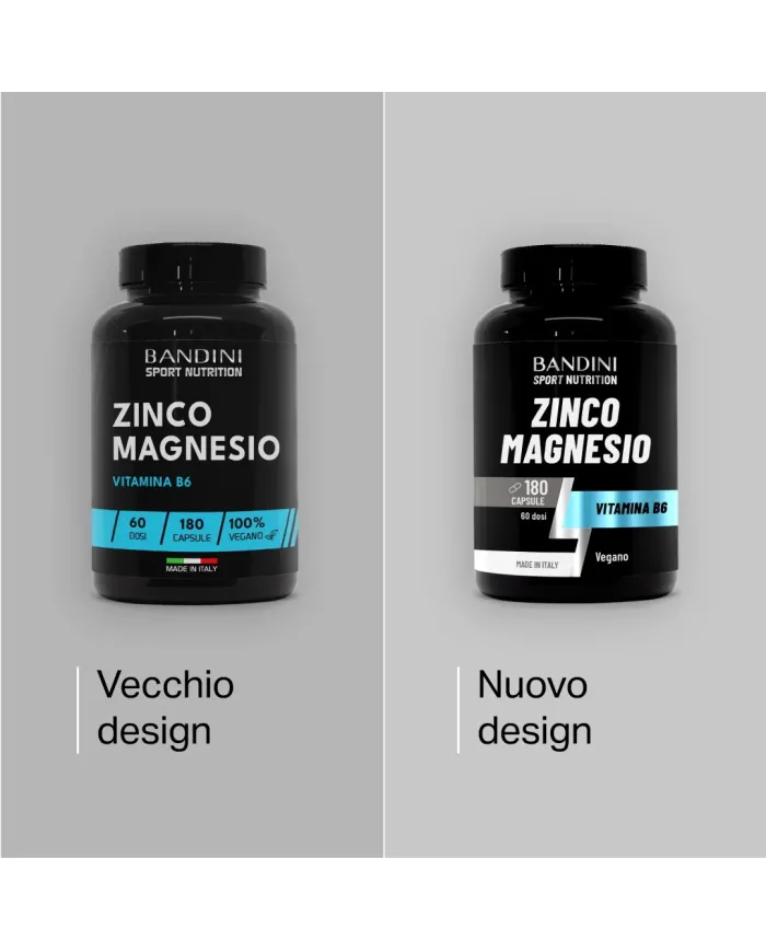 Zinco e Magnesio 180 capsule con vitamina B6