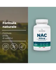 NAC N-Acetil-Cisteina 600mg | 220 Capsule | Difese immunitarie