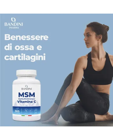 MSM 365 Compresse - Ossa, Articolazioni, Unghie e Capelli sani