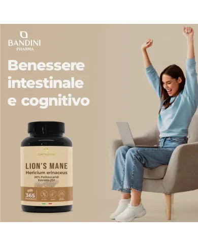 Lion's Mane 365 tablets - Intenstinal and cognitive health