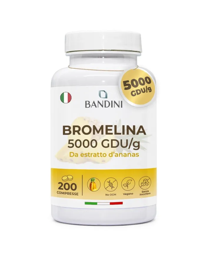 Bromelain supplement 200 tablets - Draining pineapple extract