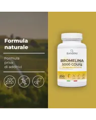 Bromelina integratore 200 compresse - Estratto di ananas drenante