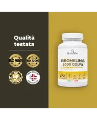 Bromelina integratore 200 compresse - Estratto di ananas drenante