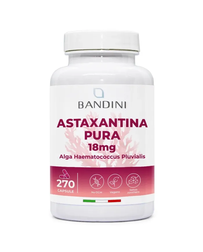 Astaxantina Naturale 270 capsule 18 mg - Integratore antiossidante