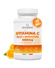 Vitamina C 1000mg integratore 210 compresse con Zinco