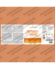 Vitamina C 1000mg integratore 210 compresse con Zinco