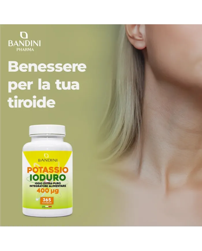Ioduro di Potassio 365 compresse | Iodio per tiroide alto dosaggio