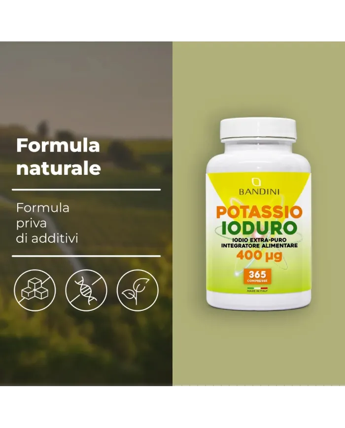 Potassium Iodide 365 tablets | Iodine high dosage for thyroid