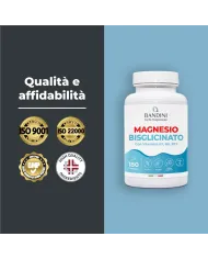 Magnesio Bisglicinato 180 capsule | Con vitamine B1, B6 e B12