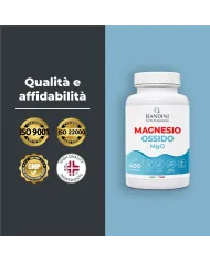 Ossido di Magnesio 400 capsule | Supporto alla Digestione