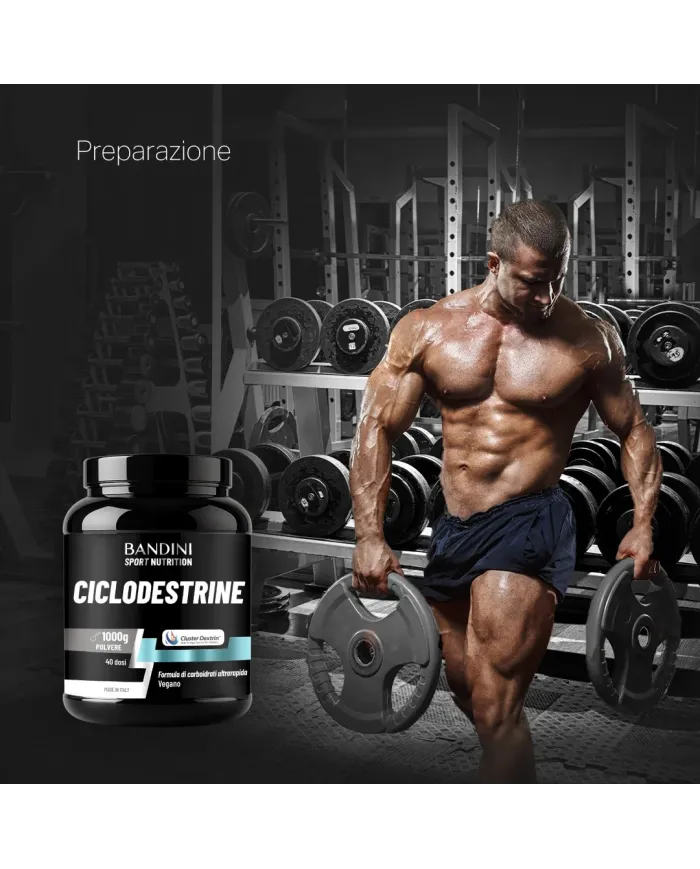 Ciclodestrine in polvere 1 kg - Cluster dextrin per lo Sport