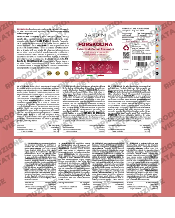 Forskolina integratore chetogenico | Controllo del peso corporeo