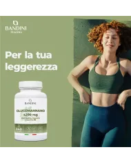 Glucomannano forte 240 capsule con B3, Cromo e Inulina