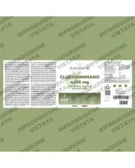 Glucomannano forte 240 capsule con B3, Cromo e Inulina