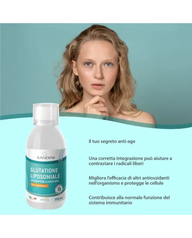 Glutatione liposomiale con Vitamina C antiossidante