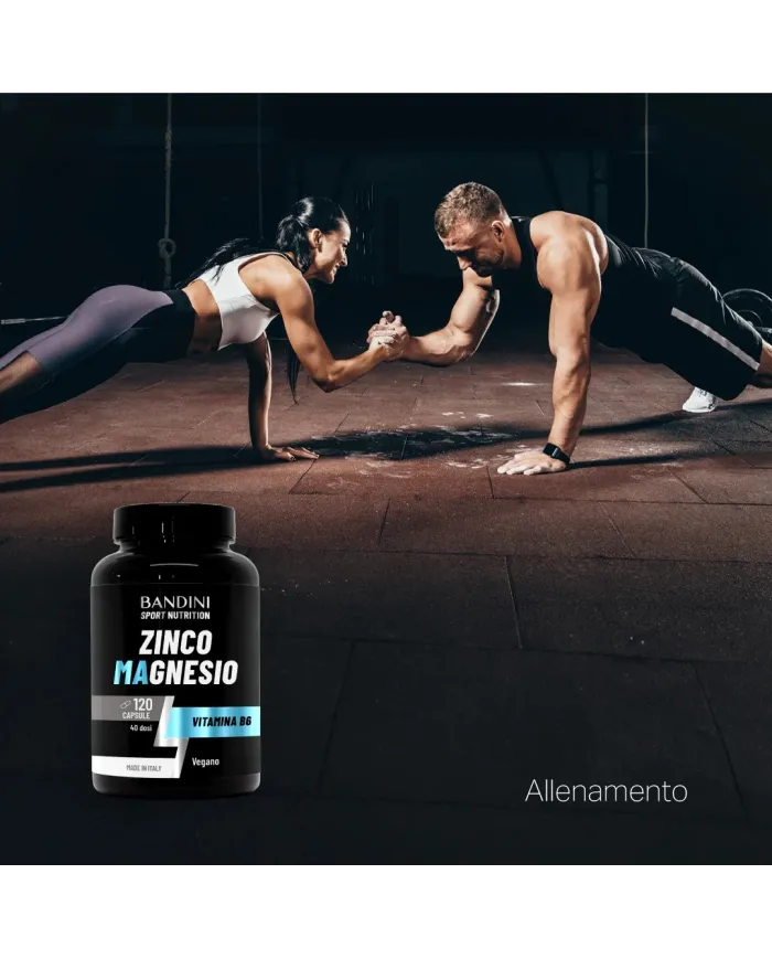 ZMA Zinco & Magnesio 120 capsule per ridurre la stanchezza
