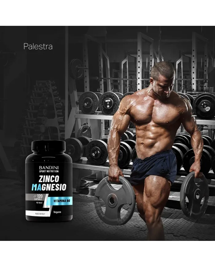 ZMA Zinco & Magnesio 120 capsule per ridurre la stanchezza