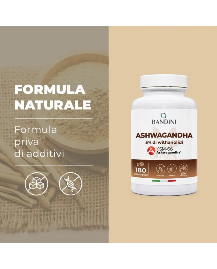 Ashwagandha compresse - Ginseng indiano contro la stanchezza