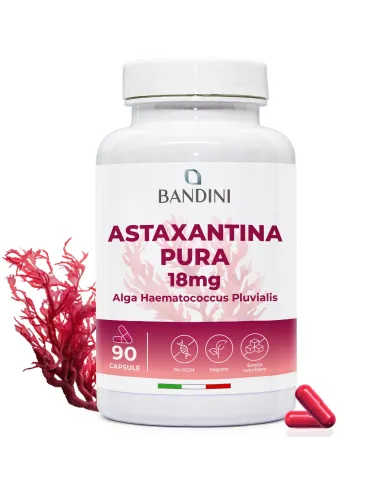 Astaxantina pura 90 capsule da 18 mg - Antiossidante potente