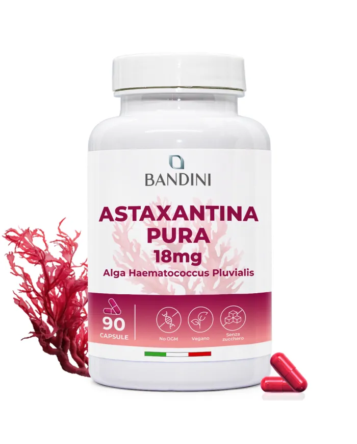 Astaxantina pura 90 capsule da 18 mg - Antiossidante potente