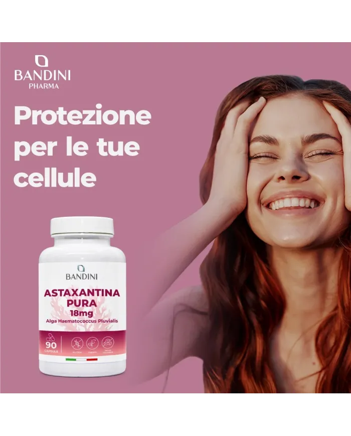 Astaxantina pura 90 capsule da 18 mg - Antiossidante potente