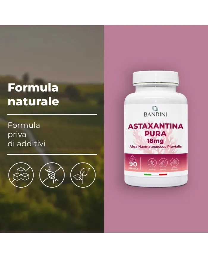 Astaxantina pura 90 capsule da 18 mg - Antiossidante potente
