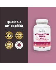 Astaxantina pura 90 capsule da 18 mg - Antiossidante potente