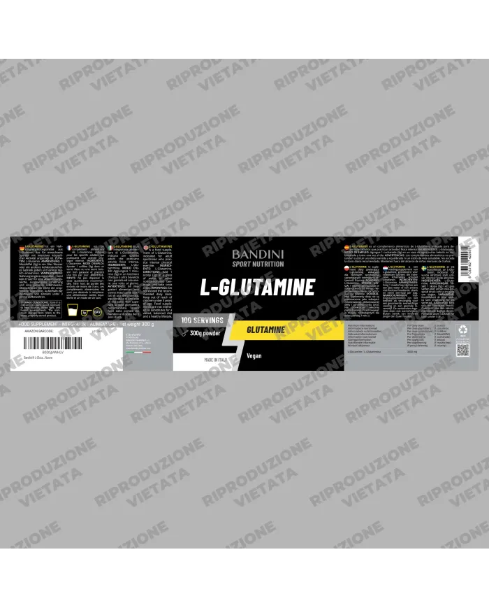 Glutammina aminoacido - Polvere 300 g