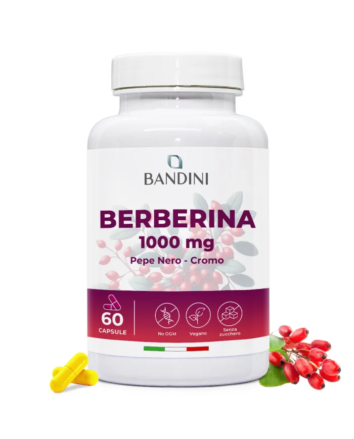 Berberina 60 capsule per la digestione e il fegato