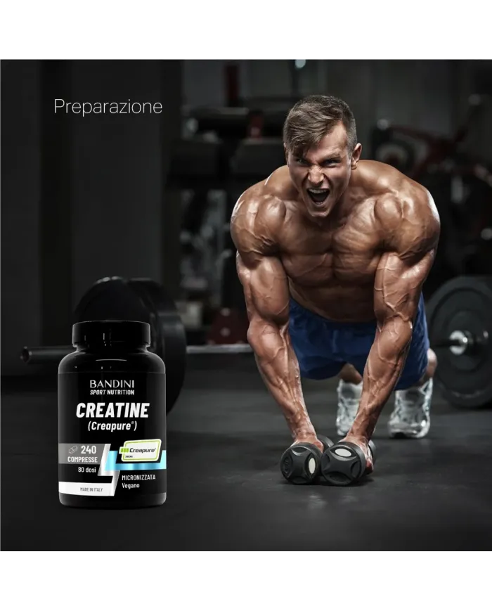 Creatina Creapure© 240 compresse per la nutrizione sportiva