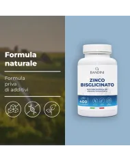 Zinco Bisglicinato 400 compresse | Salute di ossa, capelli, unghie