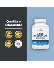 Zinco Bisglicinato 400 compresse | Salute di ossa, capelli, unghie