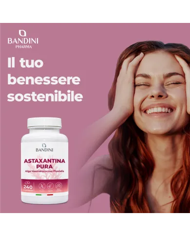 Astaxantina 8 mg in compresse - Antiossidante naturale