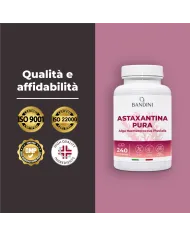 Astaxantina 8 mg in compresse - Antiossidante naturale