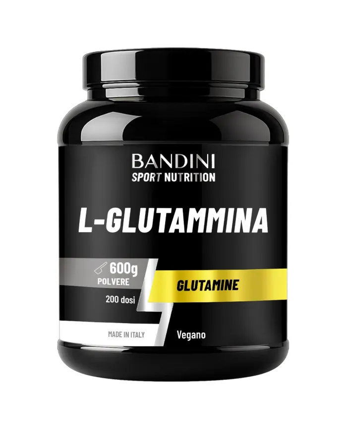 Glutammina polvere 600g - Aminoacido per recupero muscolare